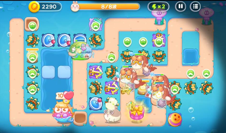 保卫萝卜4海的闺女第38关攻略