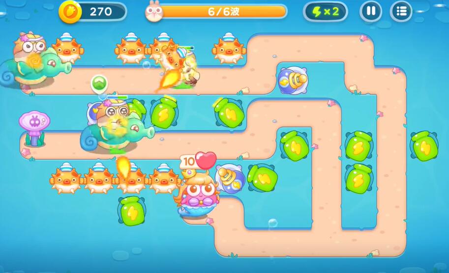 保卫萝卜4海的闺女第39关攻略