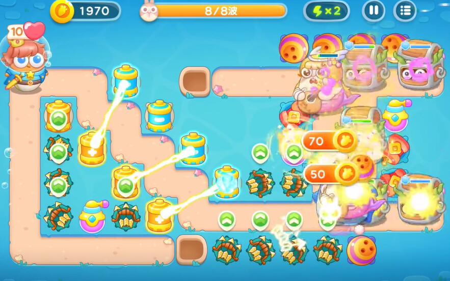 保卫萝卜4海的闺女第41关攻略