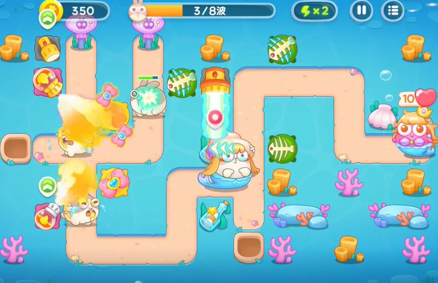 保卫萝卜4海的闺女第42关攻略