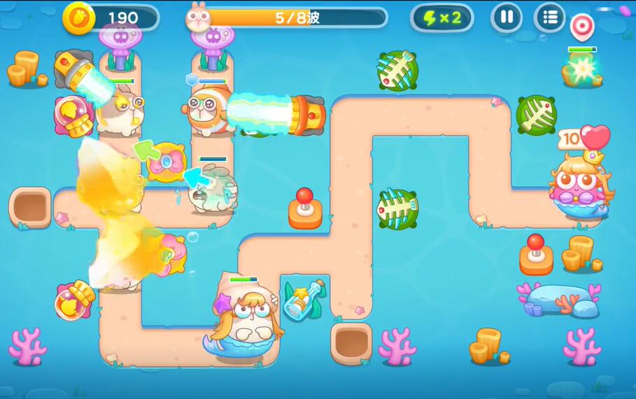 保卫萝卜4海的闺女第42关攻略