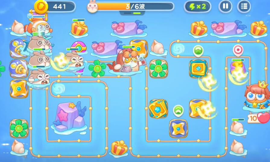 保卫萝卜4海的闺女第43关攻略