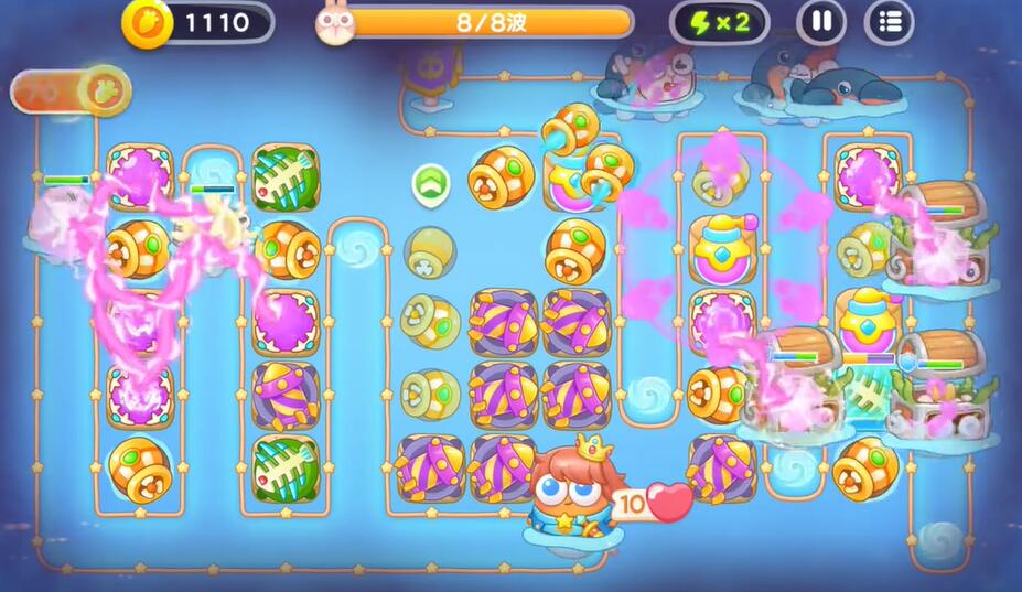 保卫萝卜4海的闺女第53关攻略