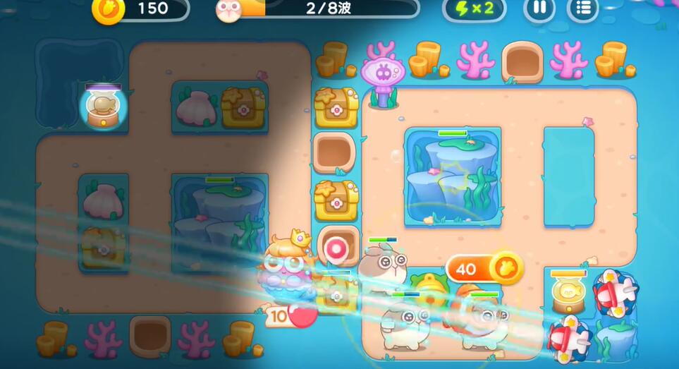 保卫萝卜4海的闺女第58关攻略