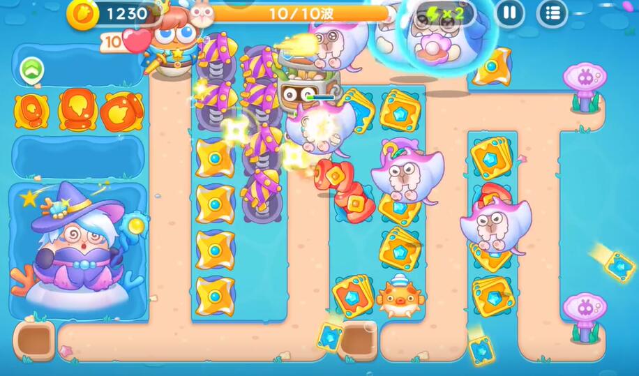 保卫萝卜4海的闺女第60关攻略