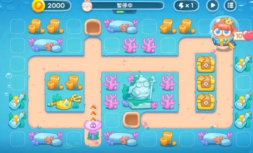保卫萝卜4海的闺女第61关攻略