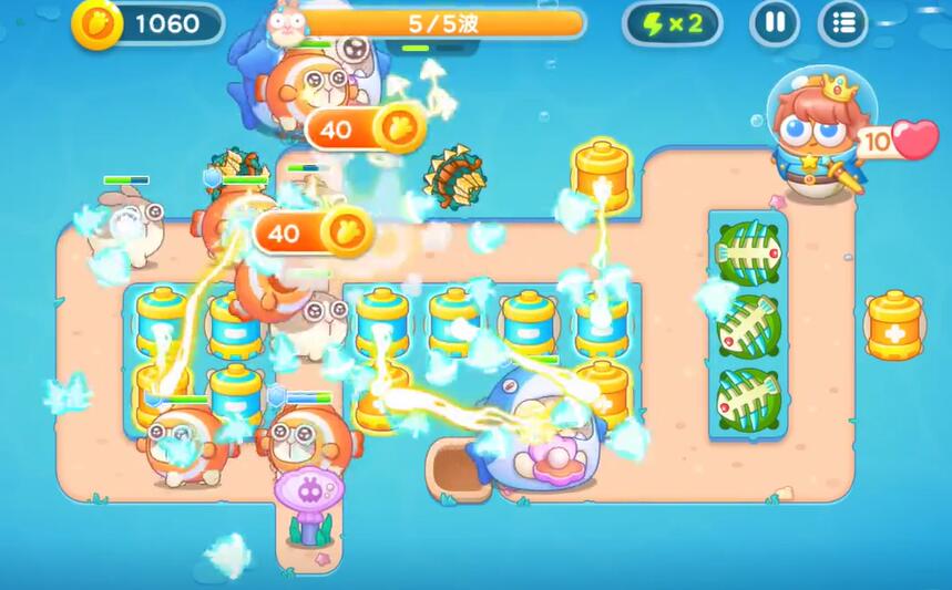 保卫萝卜4海的闺女第61关攻略