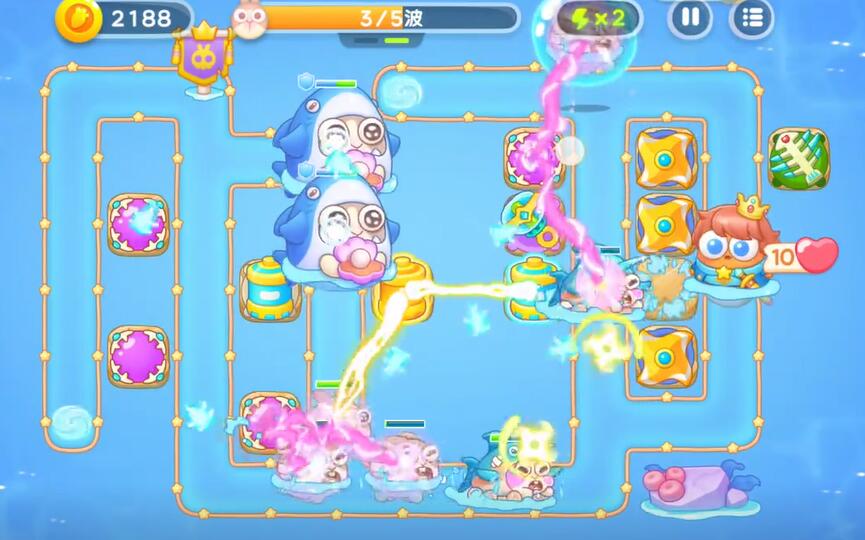 保卫萝卜4海的闺女第61关攻略