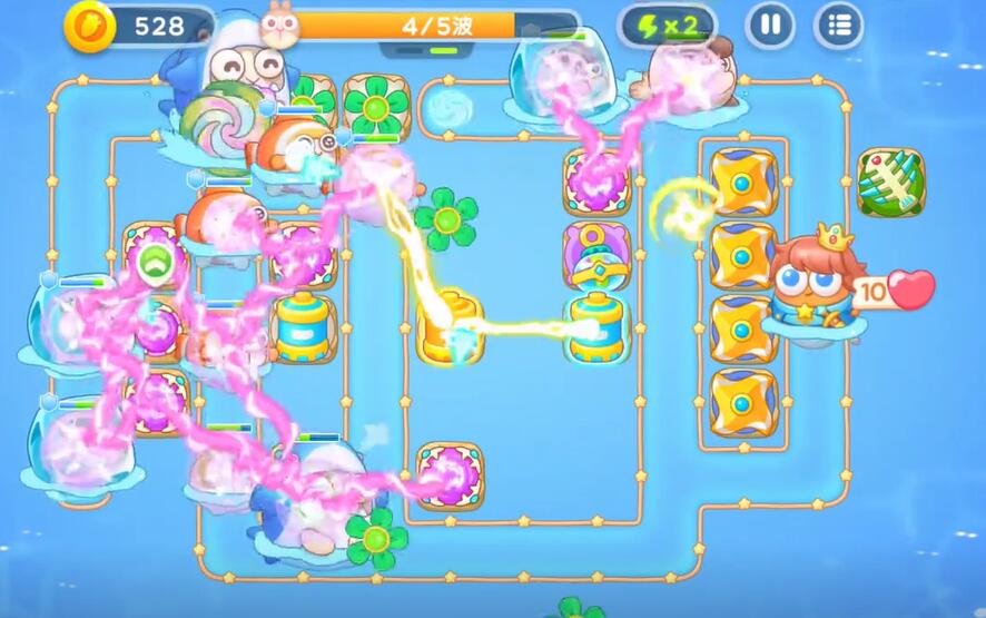 保卫萝卜4海的闺女第61关攻略