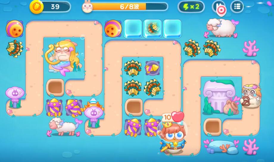 保卫萝卜4海的闺女第65关攻略
