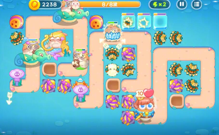 保卫萝卜4海的闺女第65关攻略