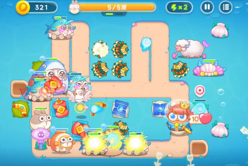 保卫萝卜4海的闺女第66关攻略
