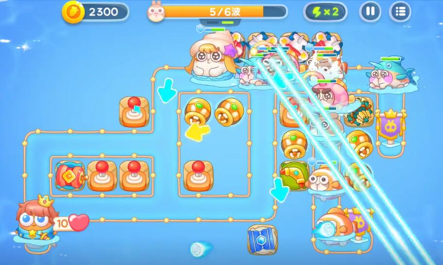 保卫萝卜4海的闺女第66关攻略