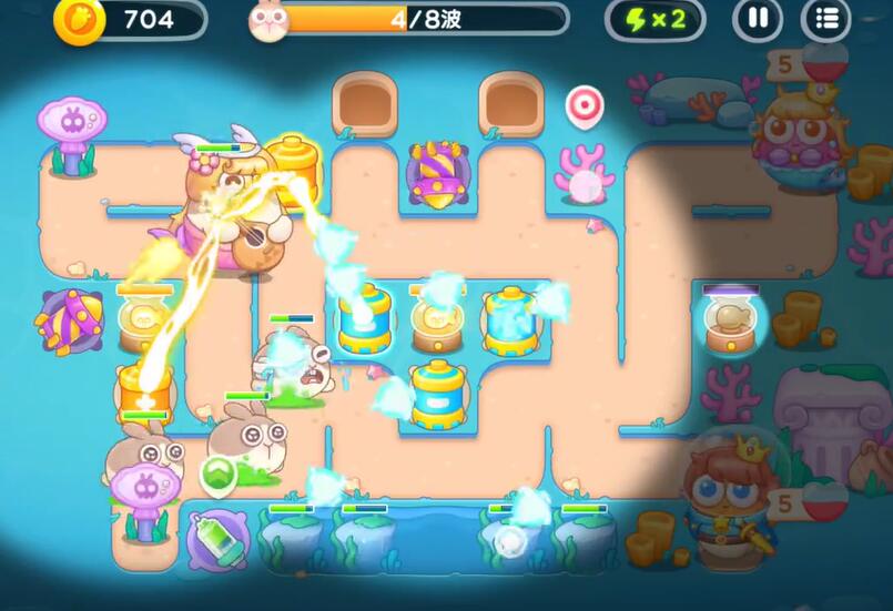 保卫萝卜4海的闺女第72关攻略
