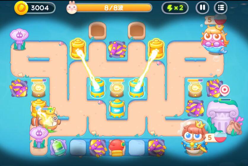 保卫萝卜4海的闺女第72关攻略