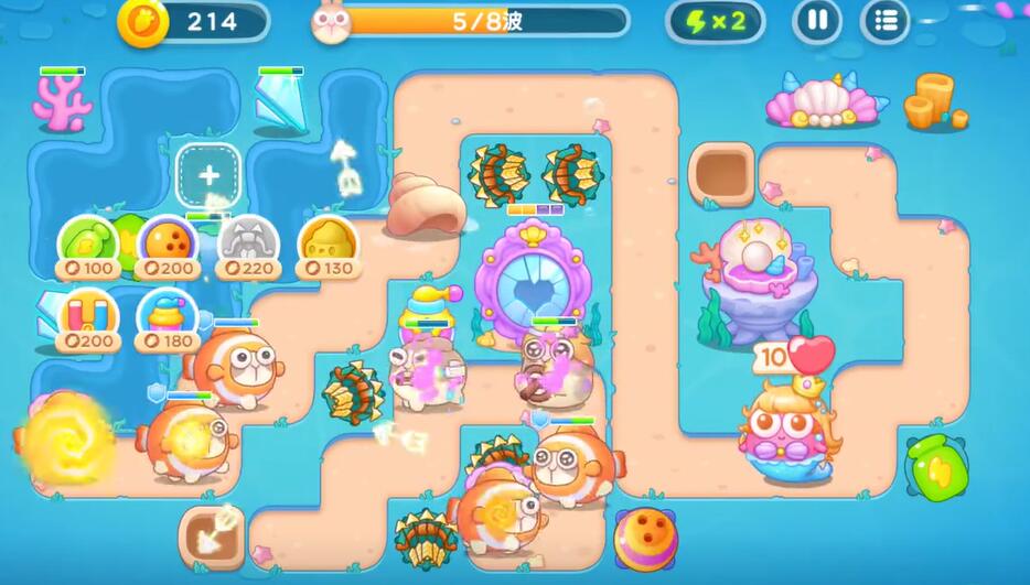 保卫萝卜4海的闺女第74关攻略