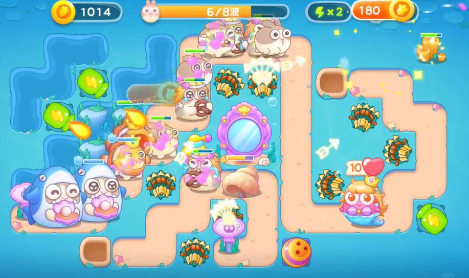 保卫萝卜4海的闺女第74关攻略