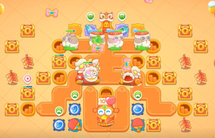 保卫萝卜4福神大作战第3关攻略