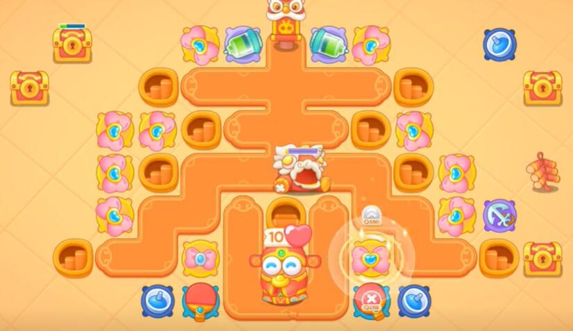 保卫萝卜4福神大作战第3关攻略
