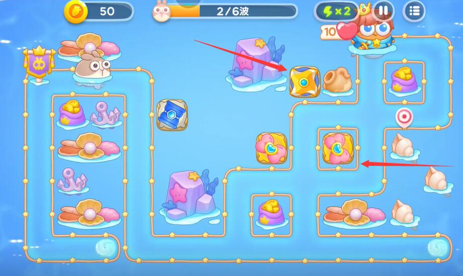 保卫萝卜4海的闺女第77关攻略