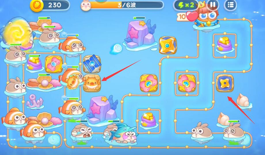 保卫萝卜4海的闺女第77关攻略
