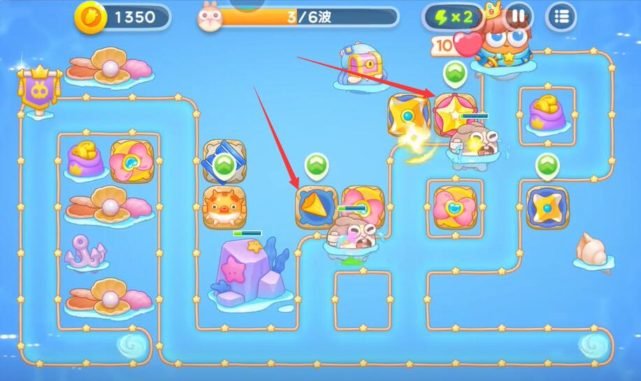 保卫萝卜4海的闺女第77关攻略