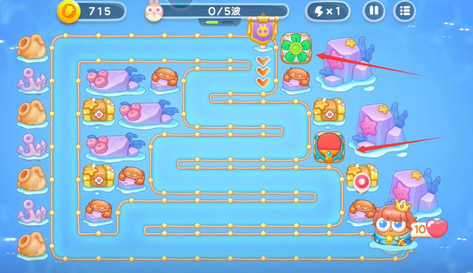 保卫萝卜4海的闺女第81关攻略