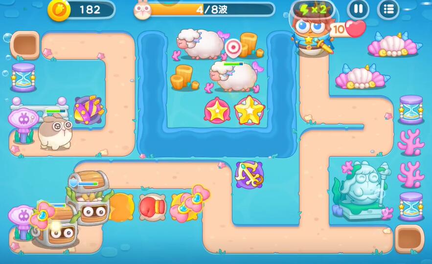 保卫萝卜4海的闺女第84关攻略