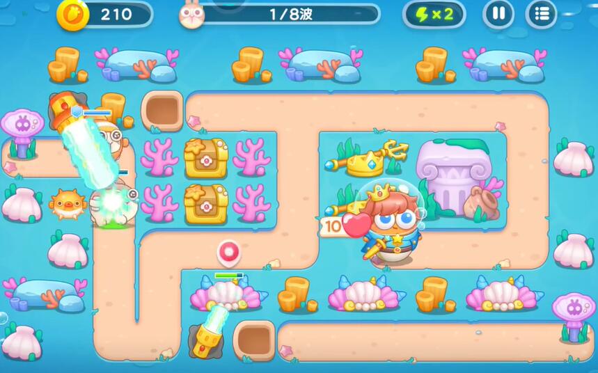 保卫萝卜4海的闺女第86关攻略