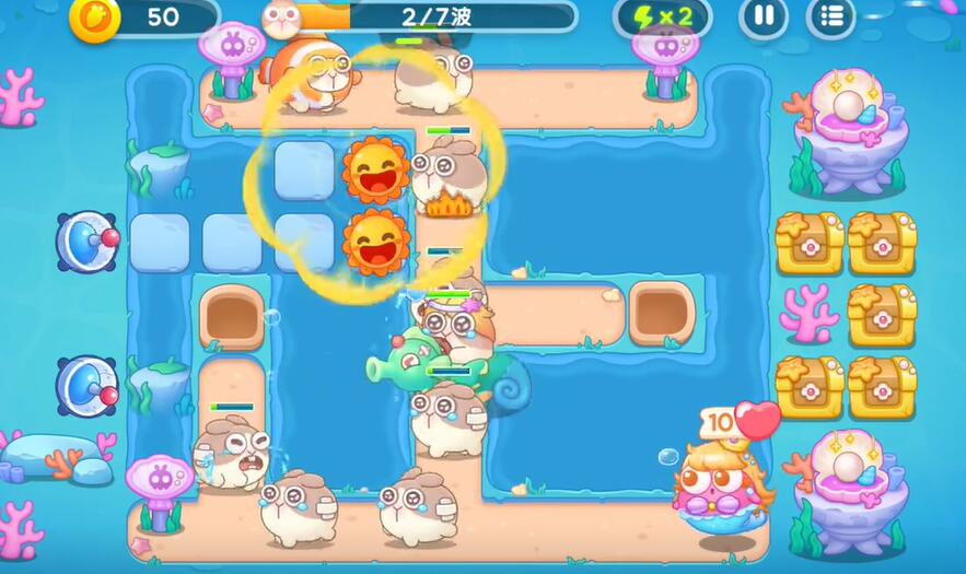 保卫萝卜4海的闺女第87关攻略