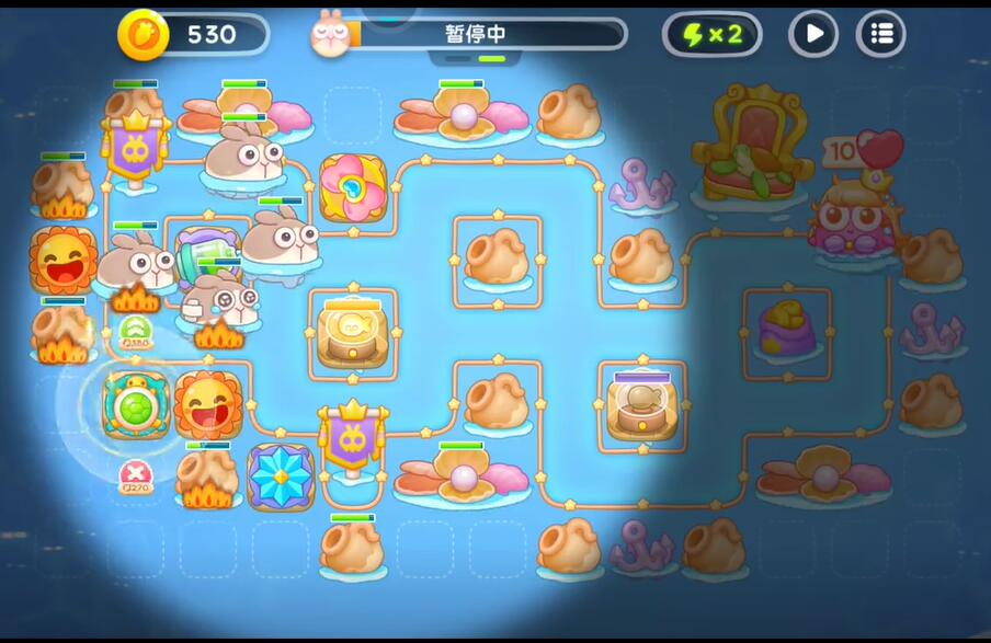 保卫萝卜4海的闺女第87关攻略