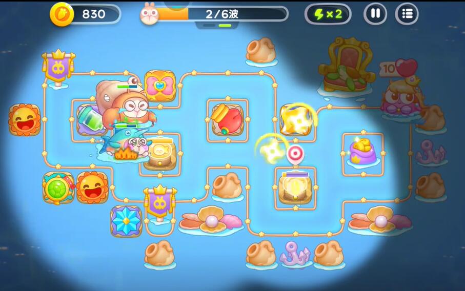 保卫萝卜4海的闺女第87关攻略
