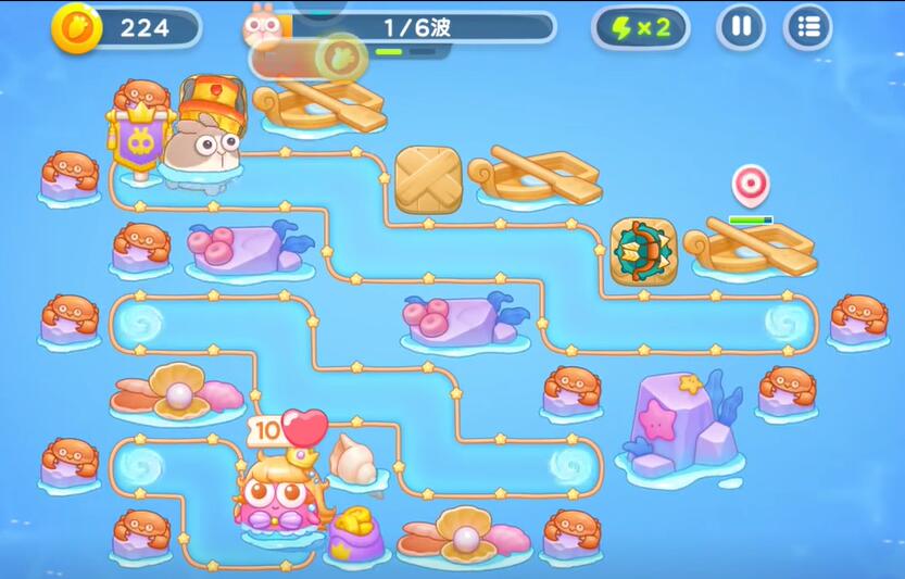 保卫萝卜4海的闺女第89关攻略