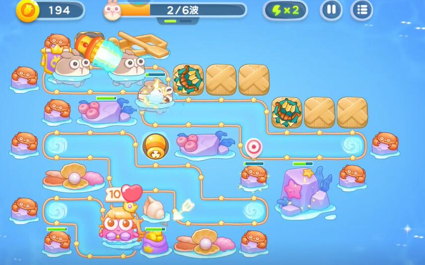 保卫萝卜4海的闺女第89关攻略