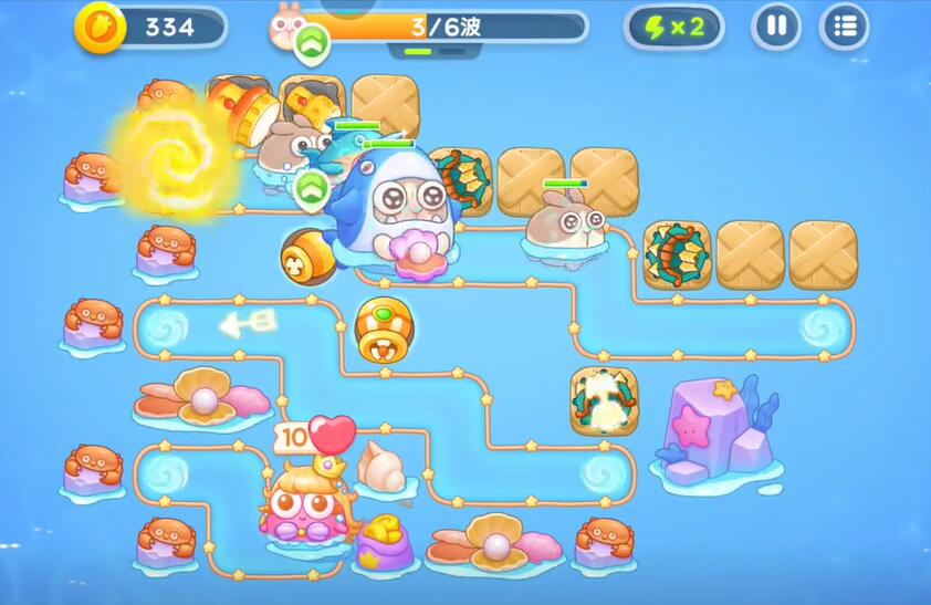 保卫萝卜4海的闺女第89关攻略