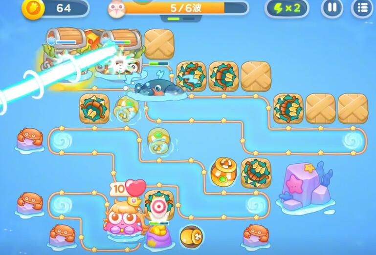 保卫萝卜4海的闺女第89关攻略