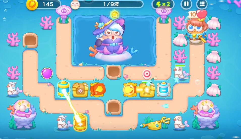 保卫萝卜4海的闺女第90关攻略