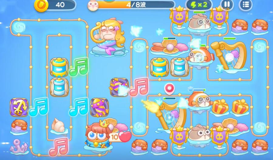 保卫萝卜4海的闺女第95关攻略