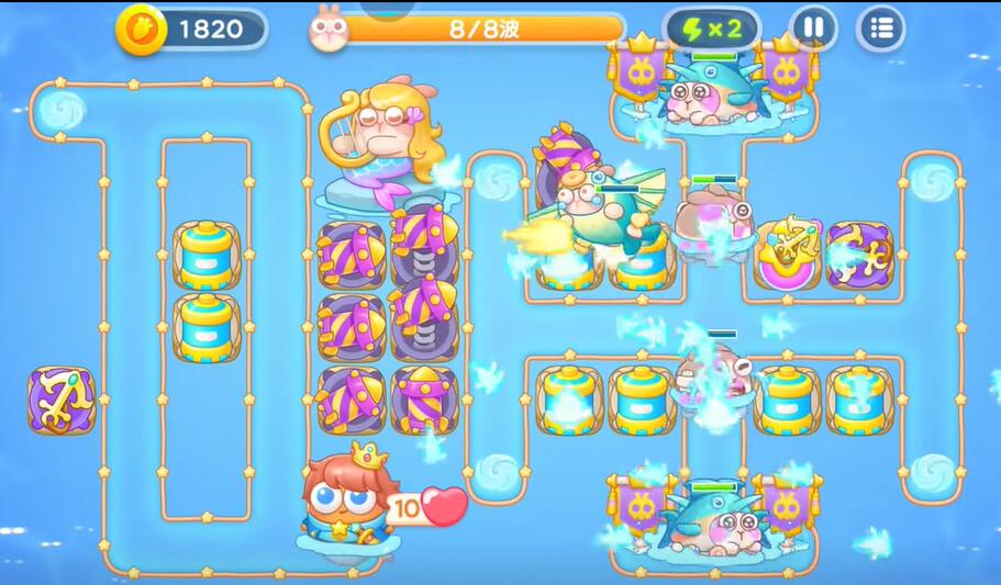 保卫萝卜4海的闺女第95关攻略