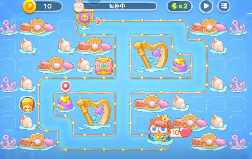 保卫萝卜4海的闺女第96关攻略