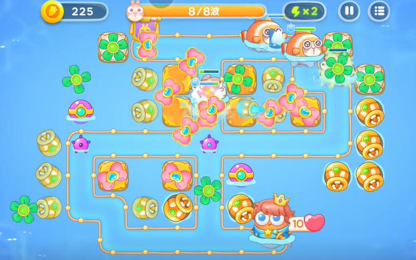 保卫萝卜4海的闺女第96关攻略