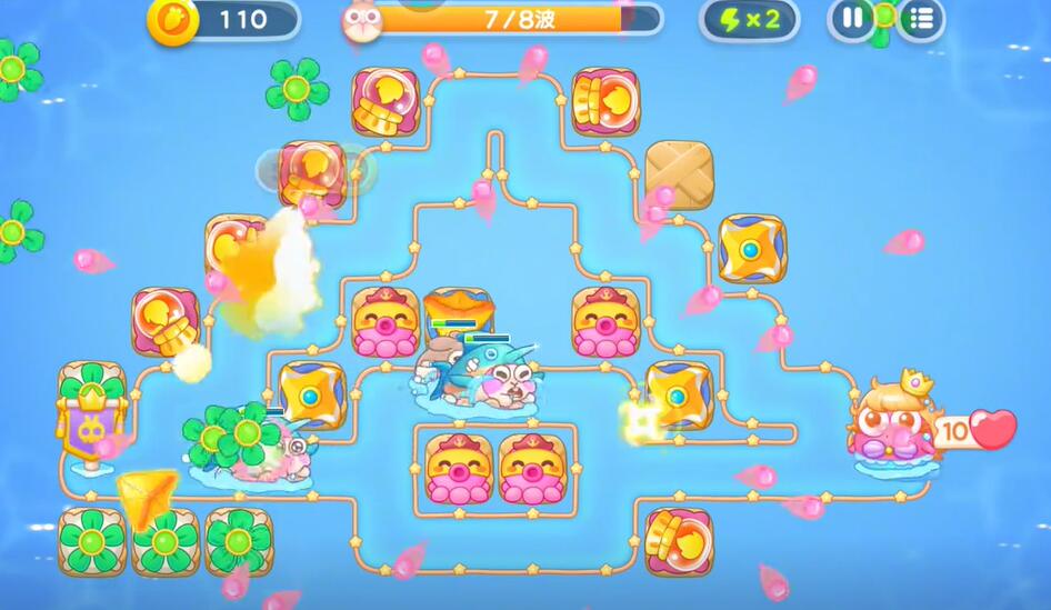 保卫萝卜4海的闺女第97关攻略