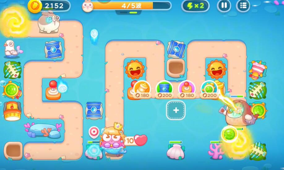 保卫萝卜4海的闺女第99关攻略