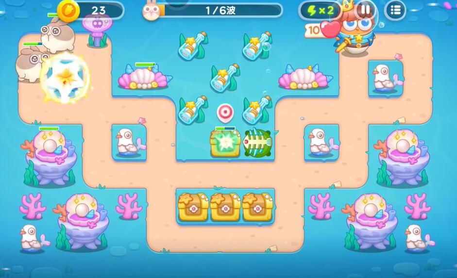 保卫萝卜4海的闺女第100关攻略