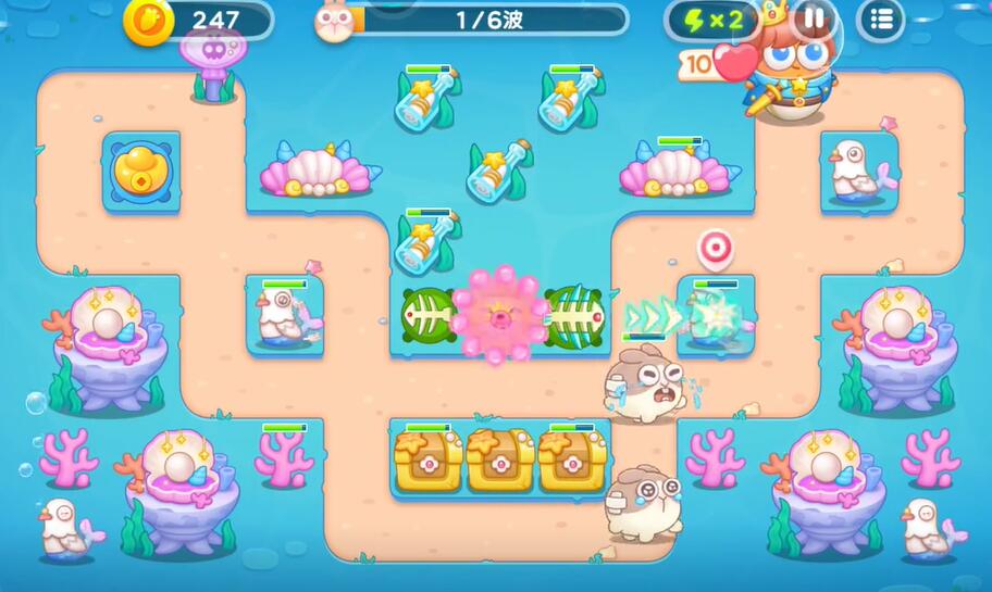 保卫萝卜4海的闺女第100关攻略