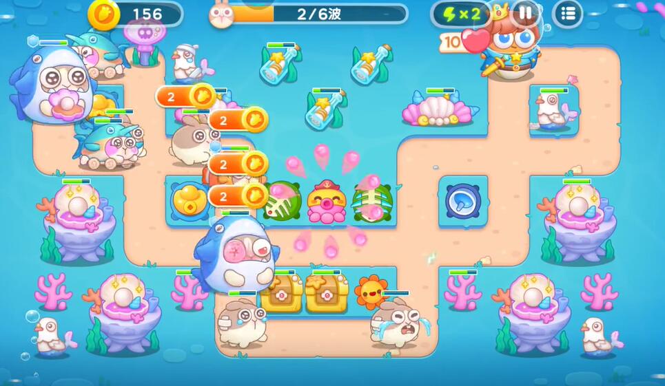 保卫萝卜4海的闺女第100关攻略
