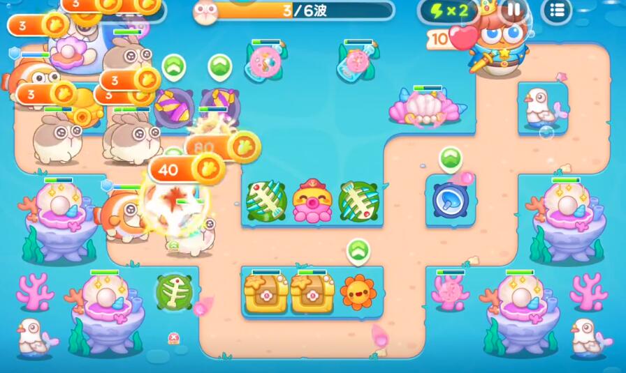 保卫萝卜4海的闺女第100关攻略