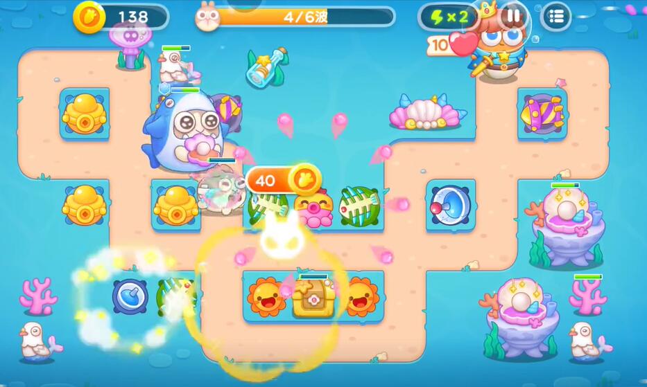 保卫萝卜4海的闺女第100关攻略