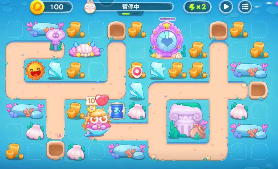 保卫萝卜4海的闺女第104关攻略