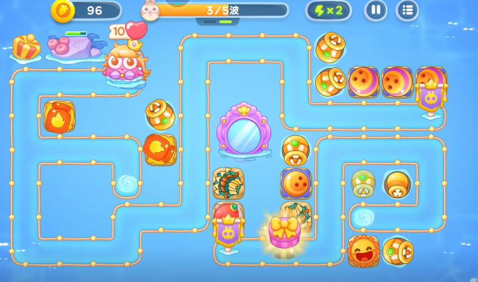 保卫萝卜4海的闺女第104关攻略